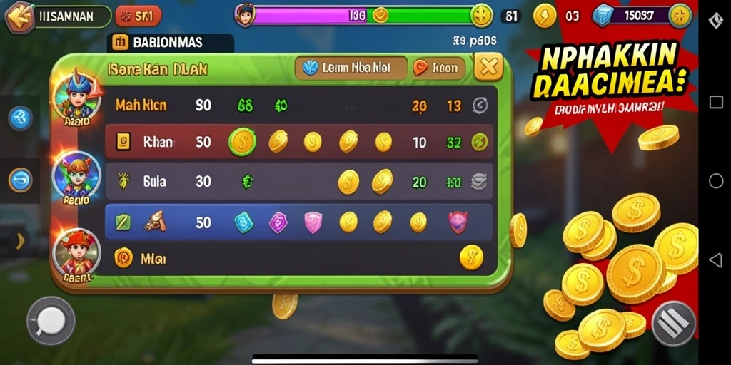 Tampilan awal game BUAH4D yang menarik dan interaktif.