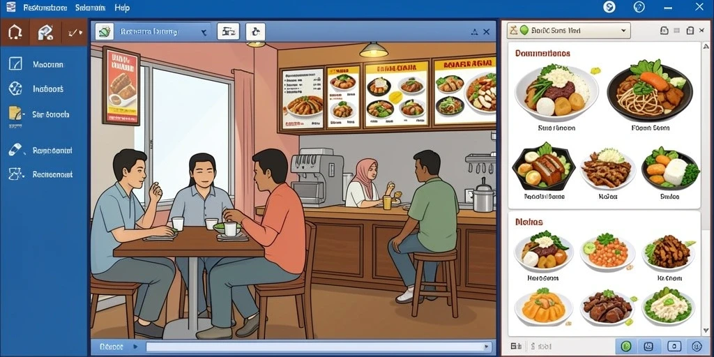 Tampilan antarmuka yang menarik dan user-friendly.
