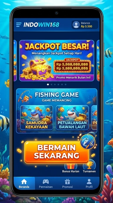 Galeri pratinjau visual indowin168 build APK resmi terbaru